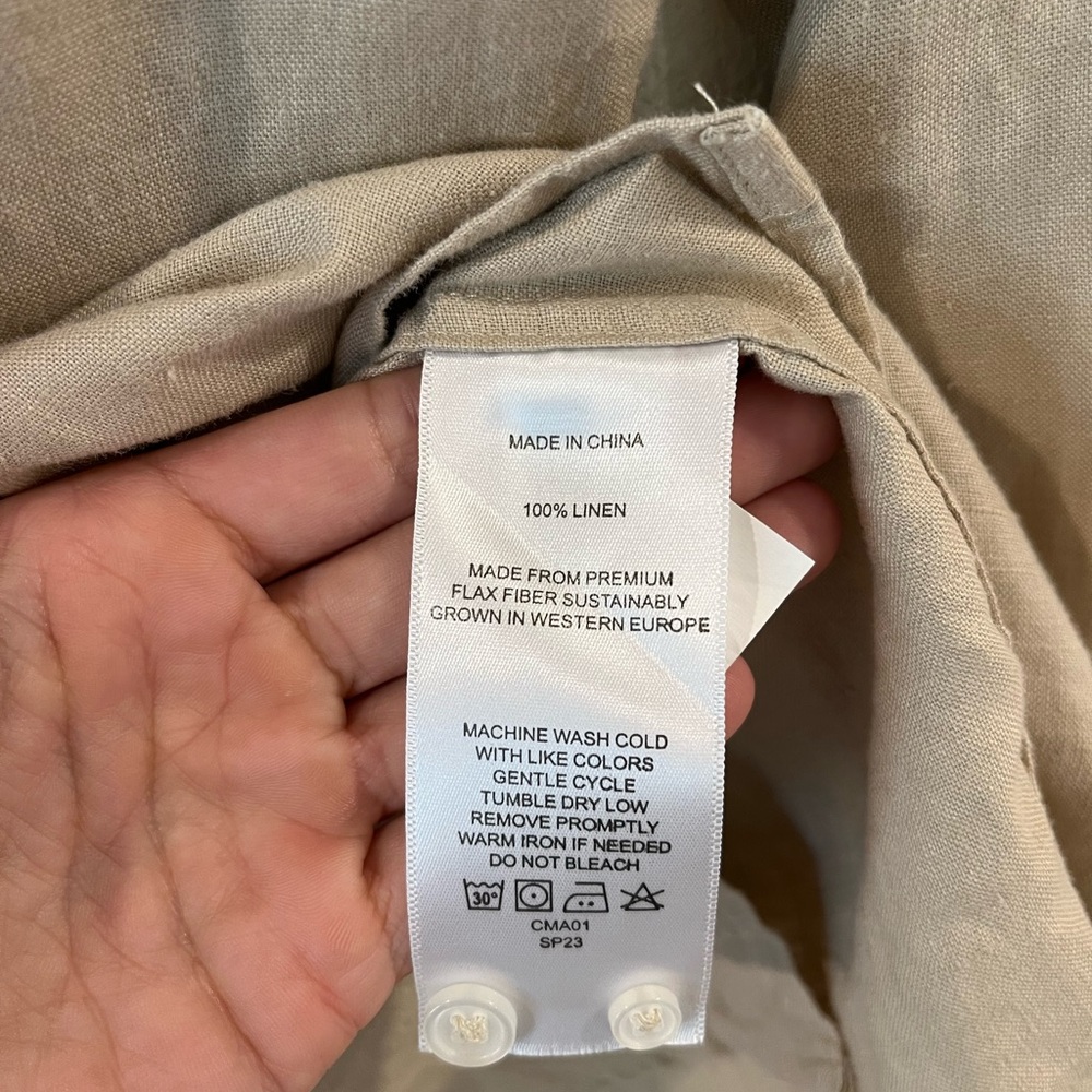 Quince European Linen Button Shirt XS - Picture 14 of 14